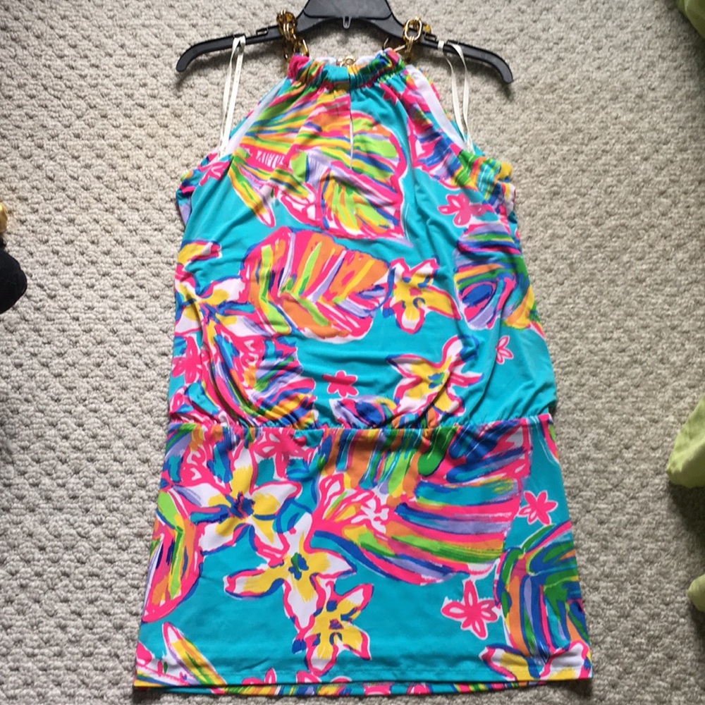 Lilly Pulitzer summer haze blue siena dress